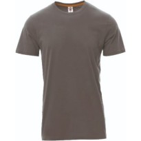 T-shirt Sunset Col rond à manches courtes en coton - Payper AY 7443