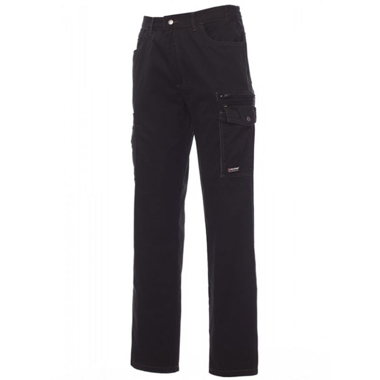 Pantalons de travail en coton à poches...