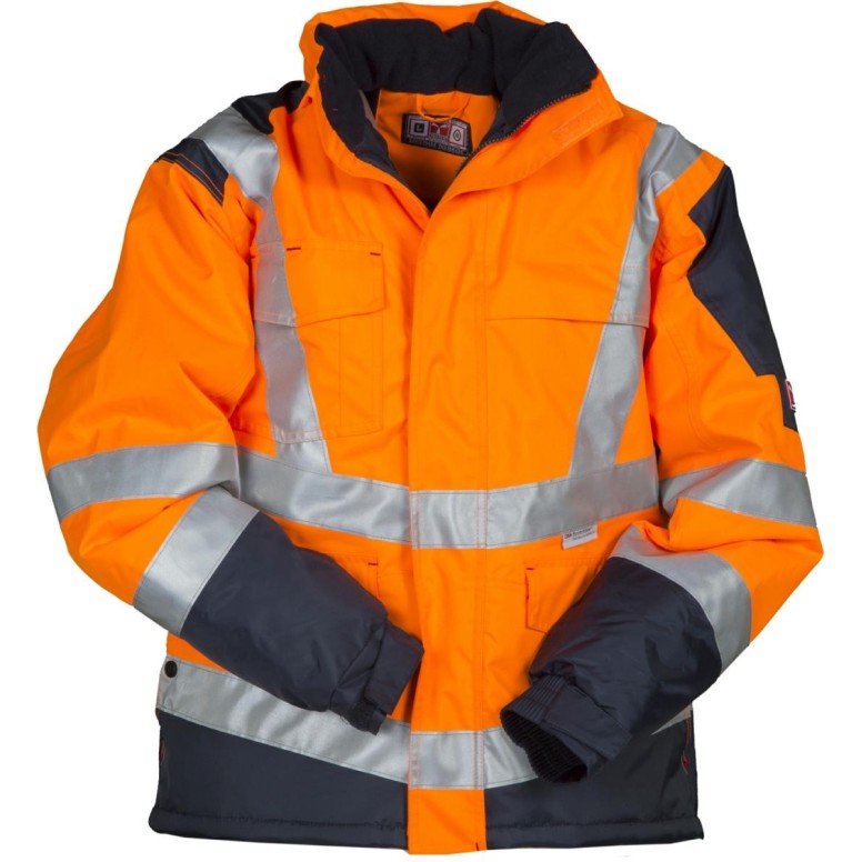 Veste de travail bicolore à haute visibilité à...