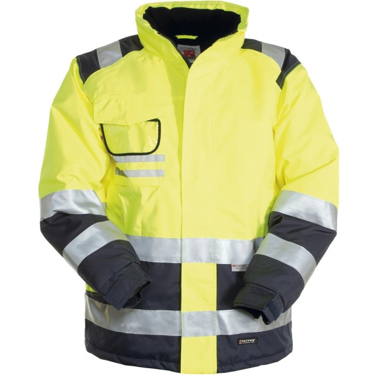 Veste de travail bicolore à haute visibilité à...