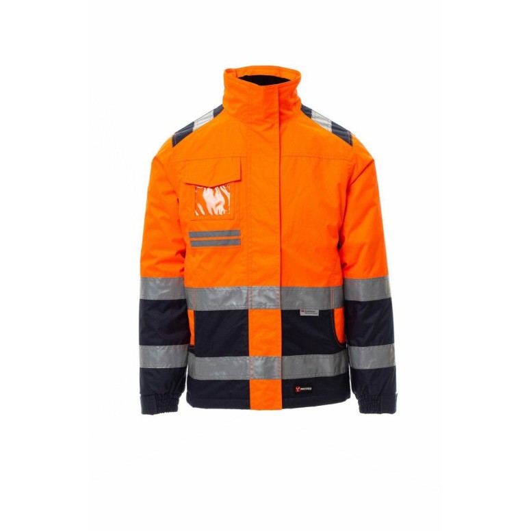 Veste de travail bicolore haute visibilité à...