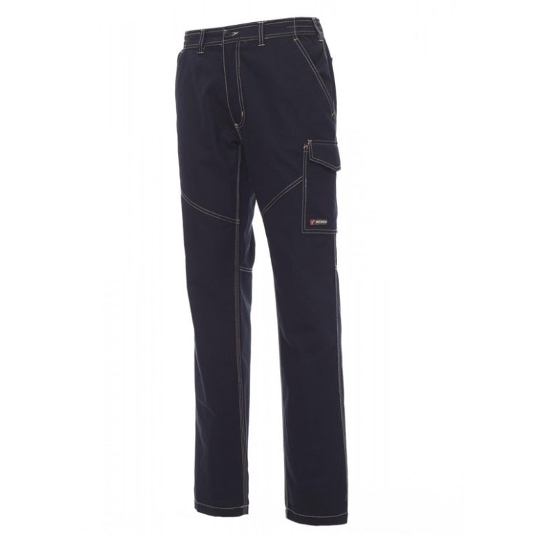 Pantalons de travail d'été en coton à poches...