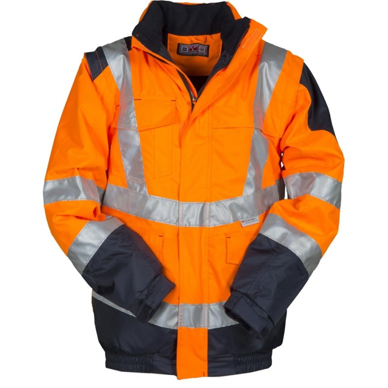 Veste de travail bicolore à haute visibilité...