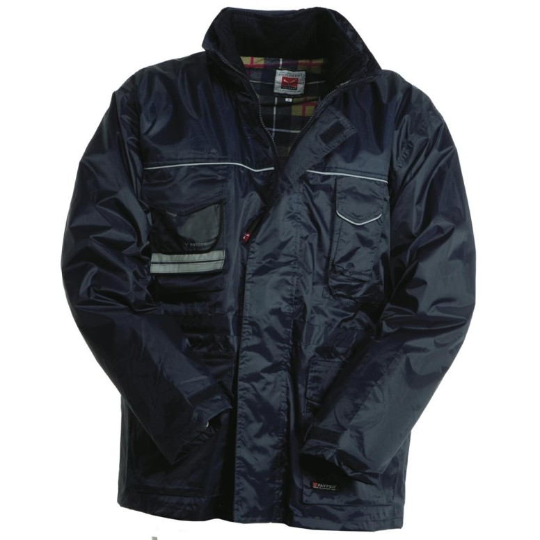 Parka de travail à poches multiples en 100%...