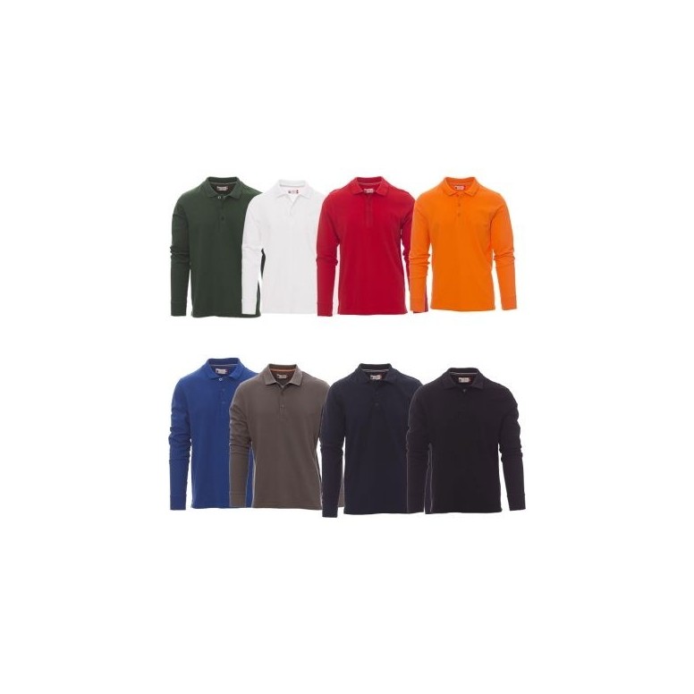 Polo à manches longues Florence avec coutures...