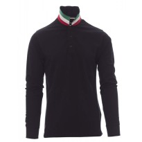 Polo à manches longues Long Nation avec effet nacré en... 2