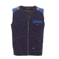 Gilet de travail à poches multiples en coton modèle Jeans Tucson - Payper