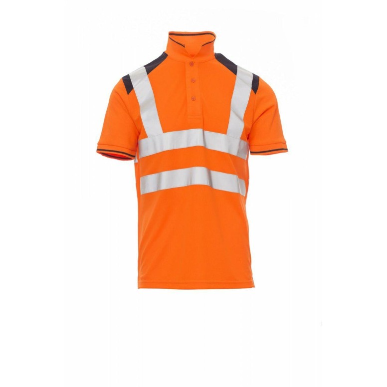 Polo de travail bicolore haute visibilité...