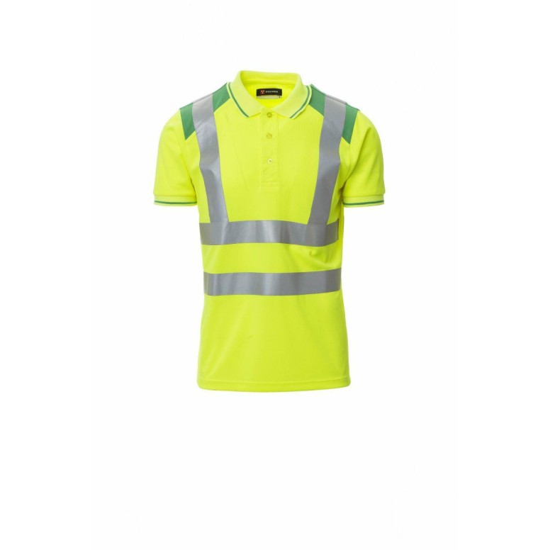 Polo de travail bicolore haute visibilité...