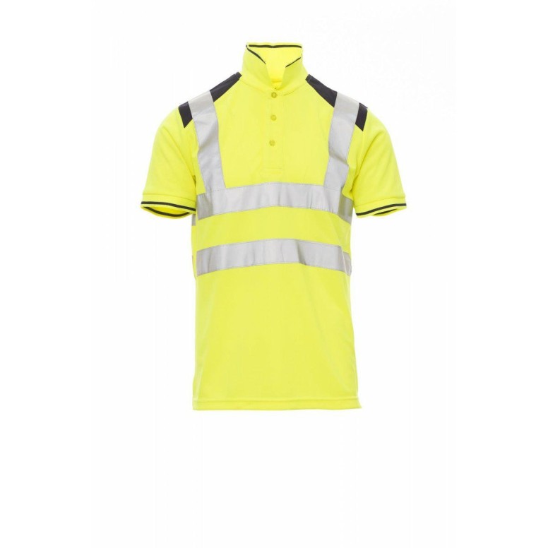 Polo de travail bicolore haute visibilité...