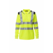 Polo bicolore à manches longues de travail Haute Visibilité Payper Guard+ Hiver Lady