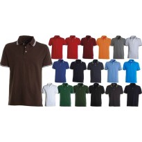 Polo de travail en coton avec renforts et coutures...