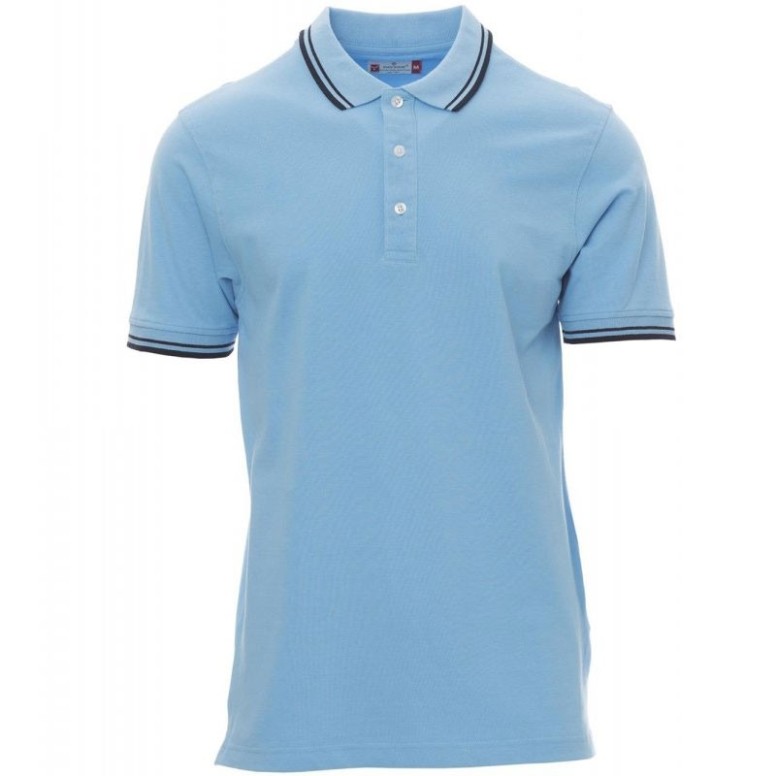 Polo de travail en coton avec renforts et...