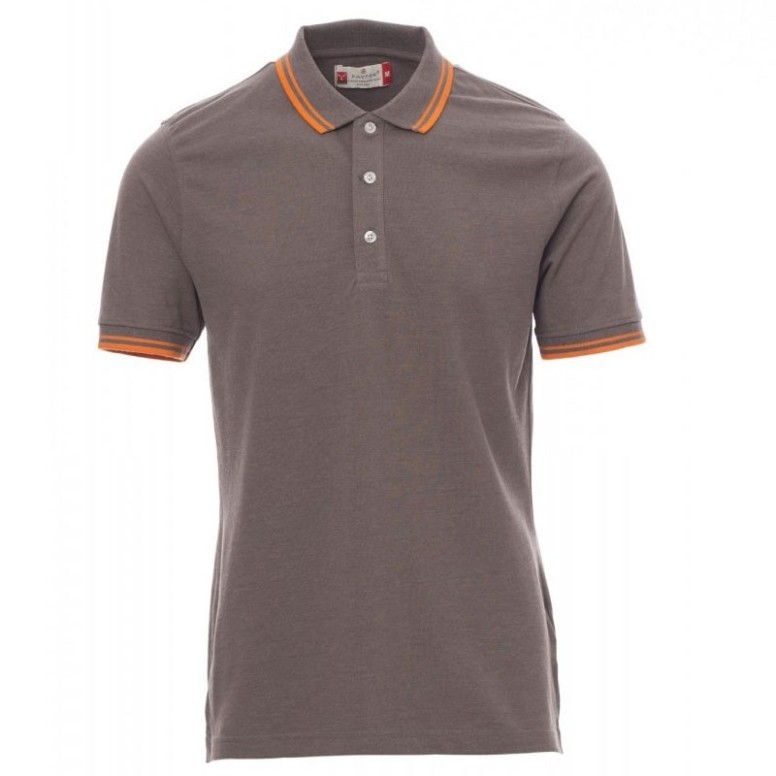 Polo de travail en coton avec renforts et...