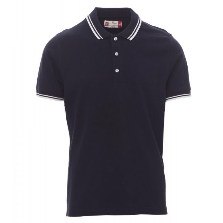 Polo de travail en coton avec renforts et...