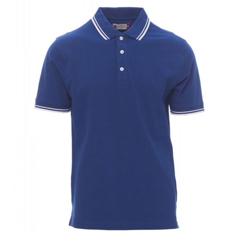 Polo de travail en coton avec renforts et...