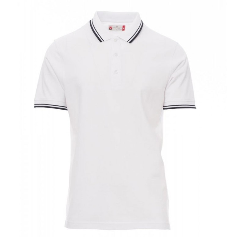 Polo de travail en coton avec renforts et...