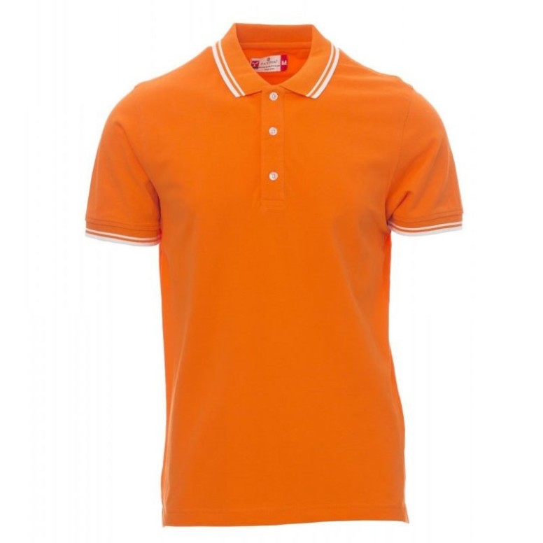 Polo de travail en coton avec renforts et...