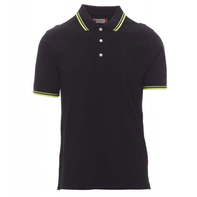Polo de travail en coton avec renforts et...
