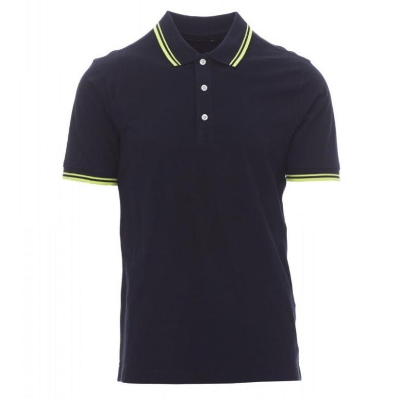 Polo de travail en coton avec renforts et...