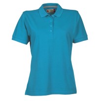 Polo de travail Venice pour femme à manches courtes avec renforts latéraux en 100% coton - Payper AY 7439