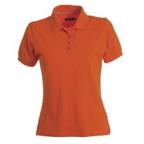 Polo de travail Venice pour femme à manches courtes avec renforts latéraux en 100% coton - Payper AY 7439