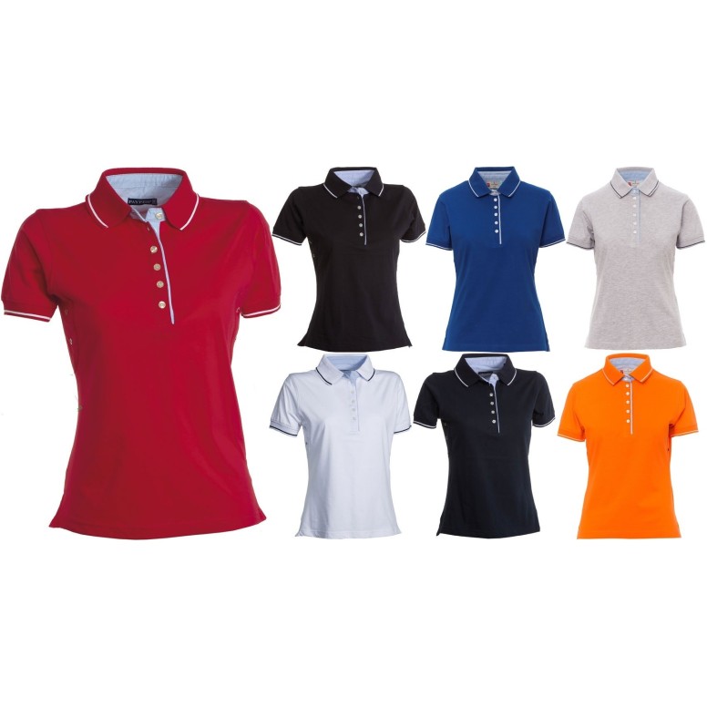 Polo Femme à Manches Courtes Leeds - Payper AY...