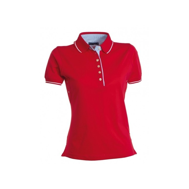 Polo Femme à Manches Courtes Leeds - Payper AY...