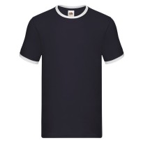 T-shirt de travail Fruit Of The Loom Ringer en coton -...