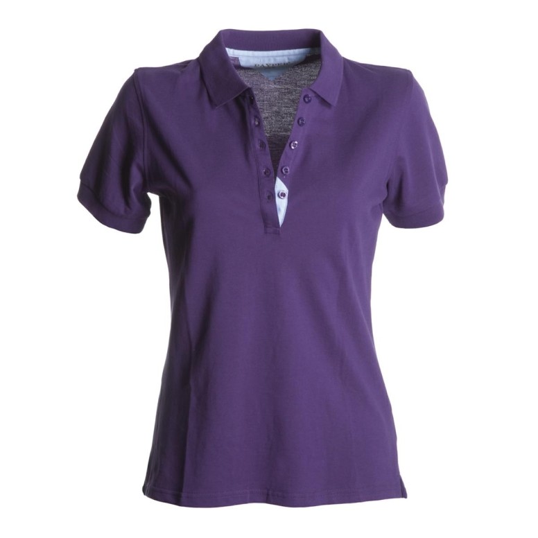 Polo à Manches Courtes 100% Coton Glamour -...