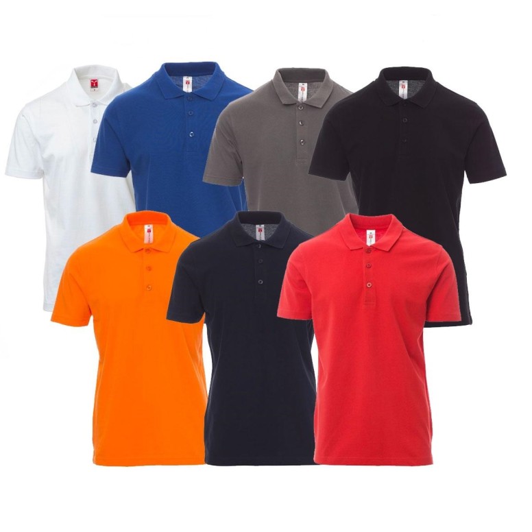 Polo en jersey à manches courtes Payper en 100%...