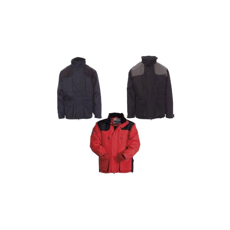 Veste à poches multiples en tissu isolant pour...