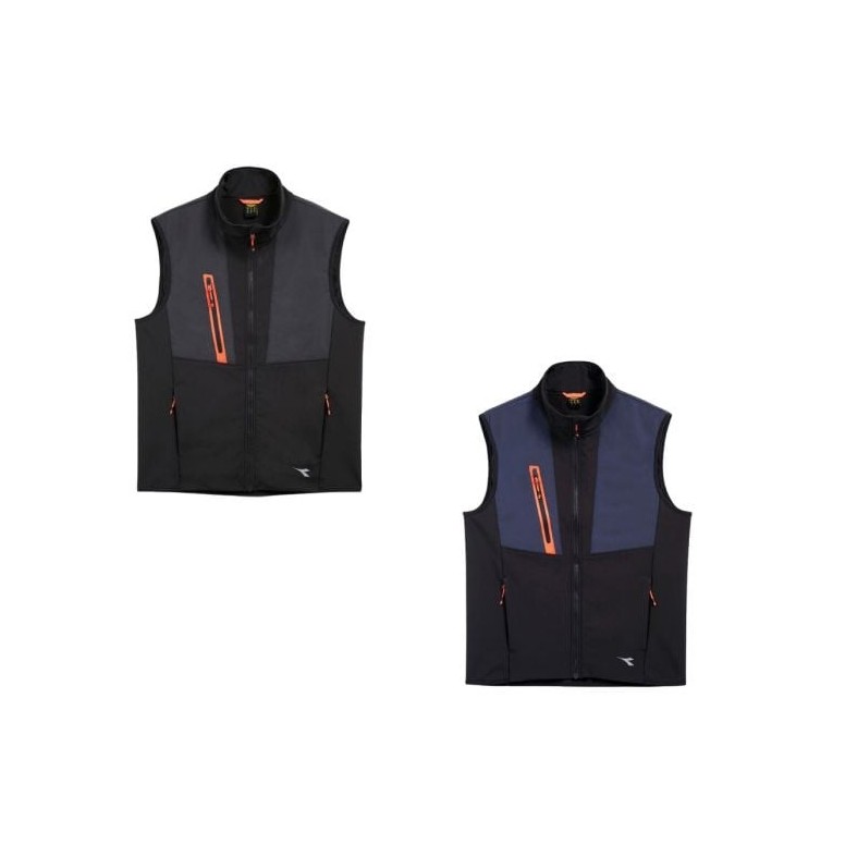 Gilet de travail en softshell extensible...