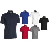 Polo à Manches Courtes Nautic avec Rayures Fluorescentes...