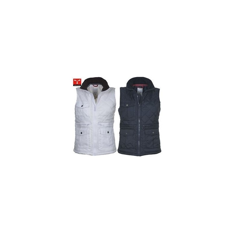 Gilet de travail d'hiver pour femme matelassé...