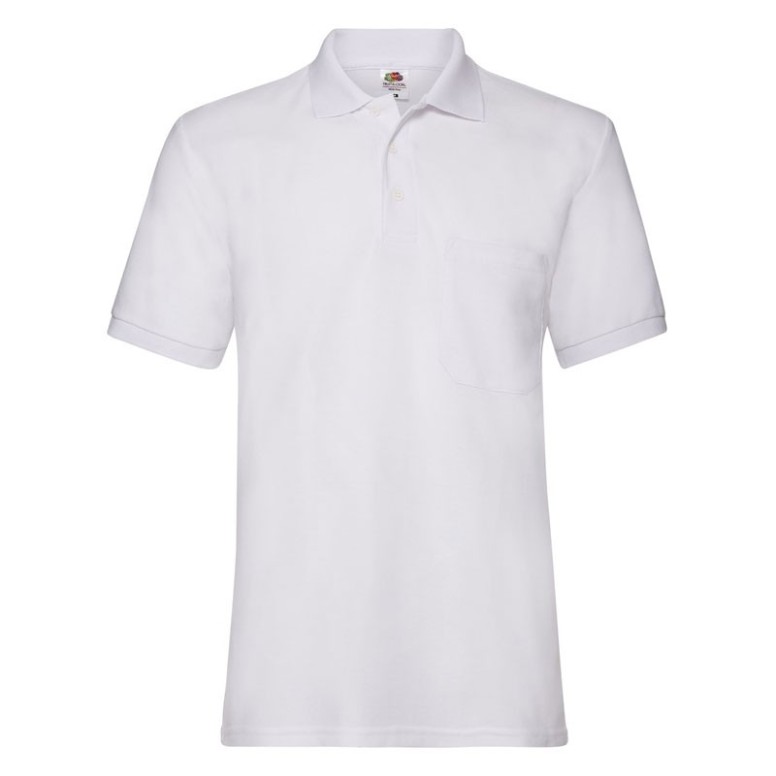 Polo de travail Fruit of The Loom avec poche et...