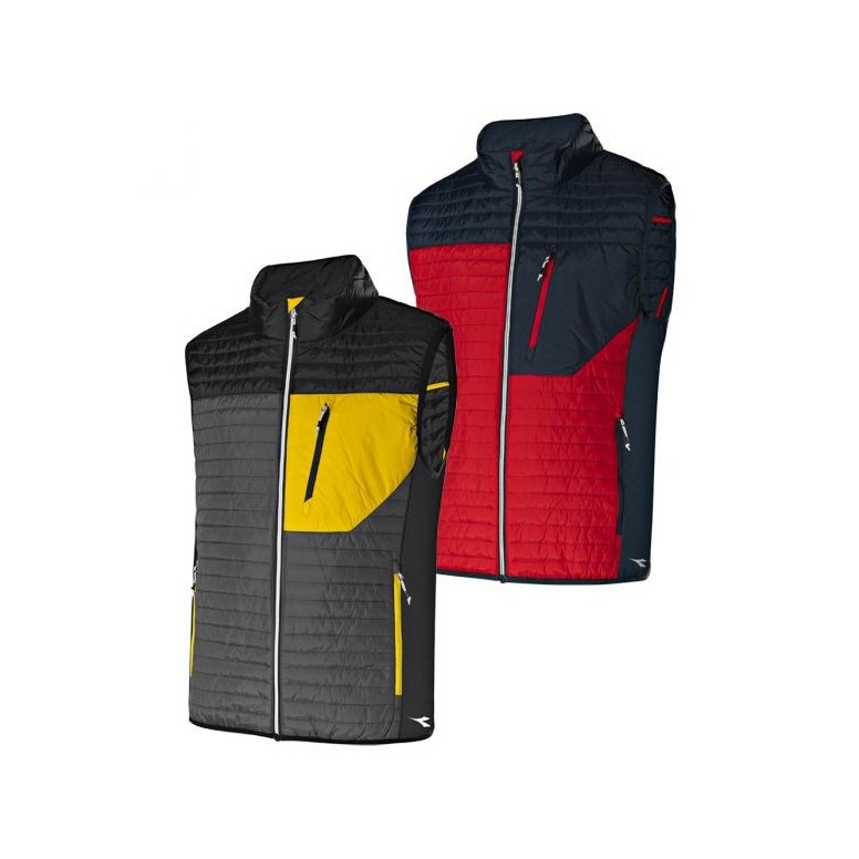 Gilet de travail Diadora Light Vest Color Block...
