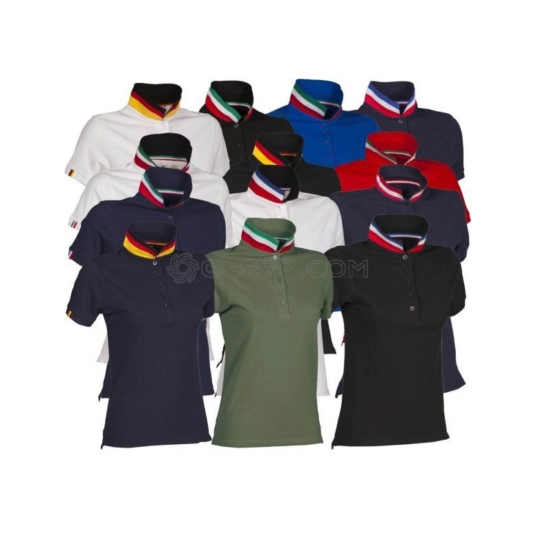 Polo Nation pour Homme à Manches Courtes avec...
