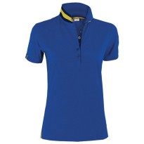 Polo Memphis Femme à Manches Courtes avec Bande de... 2