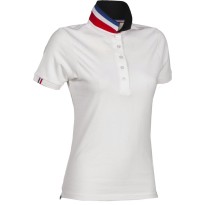 Polo Nation Femme à Manches Courtes avec Bande de Renfort Latéral - Payper AY 7422