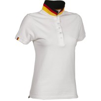 Polo Nation Femme à Manches Courtes avec Bande de Renfort Latéral - Payper AY 7422