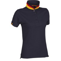 Polo Nation Femme à Manches Courtes avec Bande de Renfort Latéral - Payper AY 7422