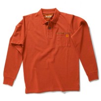 polo de travail en 100% coton à manches longues Dike Post...