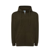 Sweat-shirt de travail à fermeture éclair longue avec capuche - JHK-SWUAHOOD