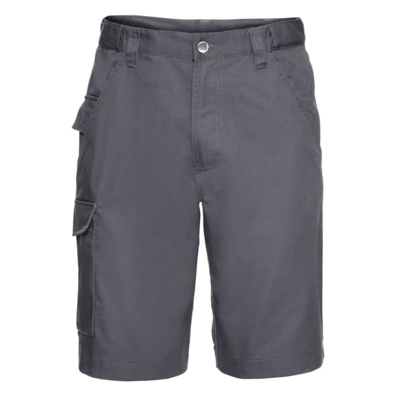 Shorts de travail à poches multiples en twill...