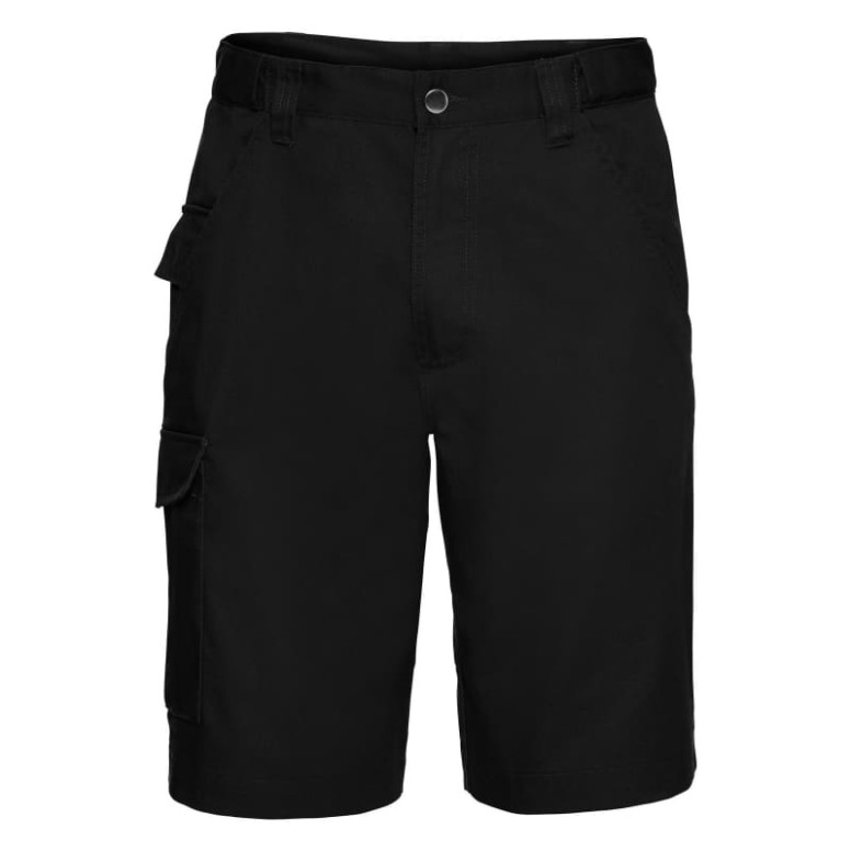 Shorts de travail à poches multiples en twill...