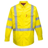 Chemise de travail ignifuge Bizflame antistatique haute...