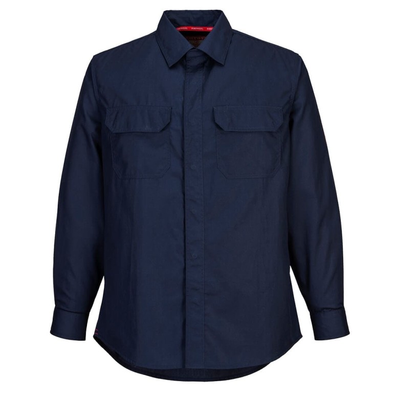 Chemise de travail antistatique ignifuge...