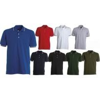 Polo unisexe ITALIE à manches courtes avec Tricolore en...