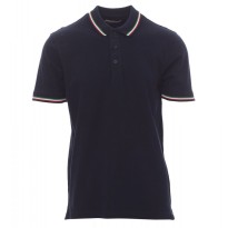 Polo unisexe ITALIE à manches courtes avec Tricolore en contraste - Payper AY 7434